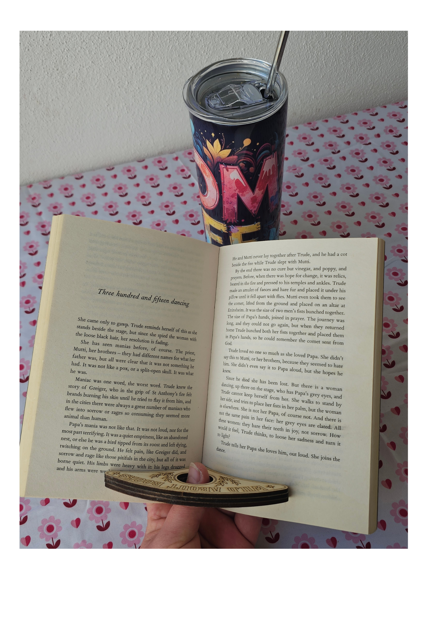 Wild About Books Book Buddy – Wooden Page Holder for Comfortable Reading