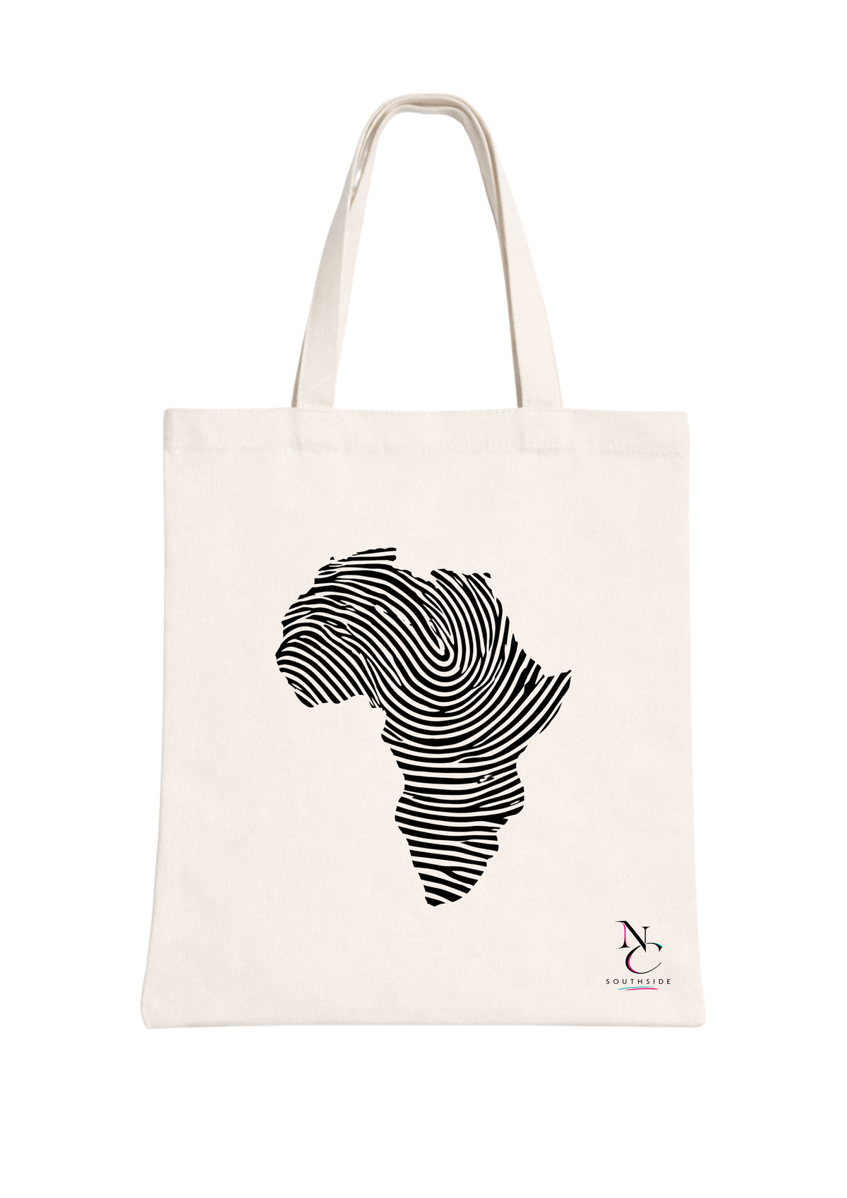 African Fingerprint – Hello Africa Collection – Printed Tote Bag