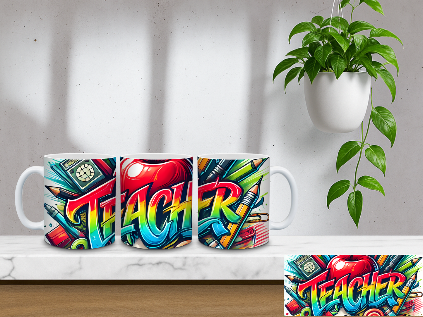 Street Art Teacher - 11oz Coffee Mug