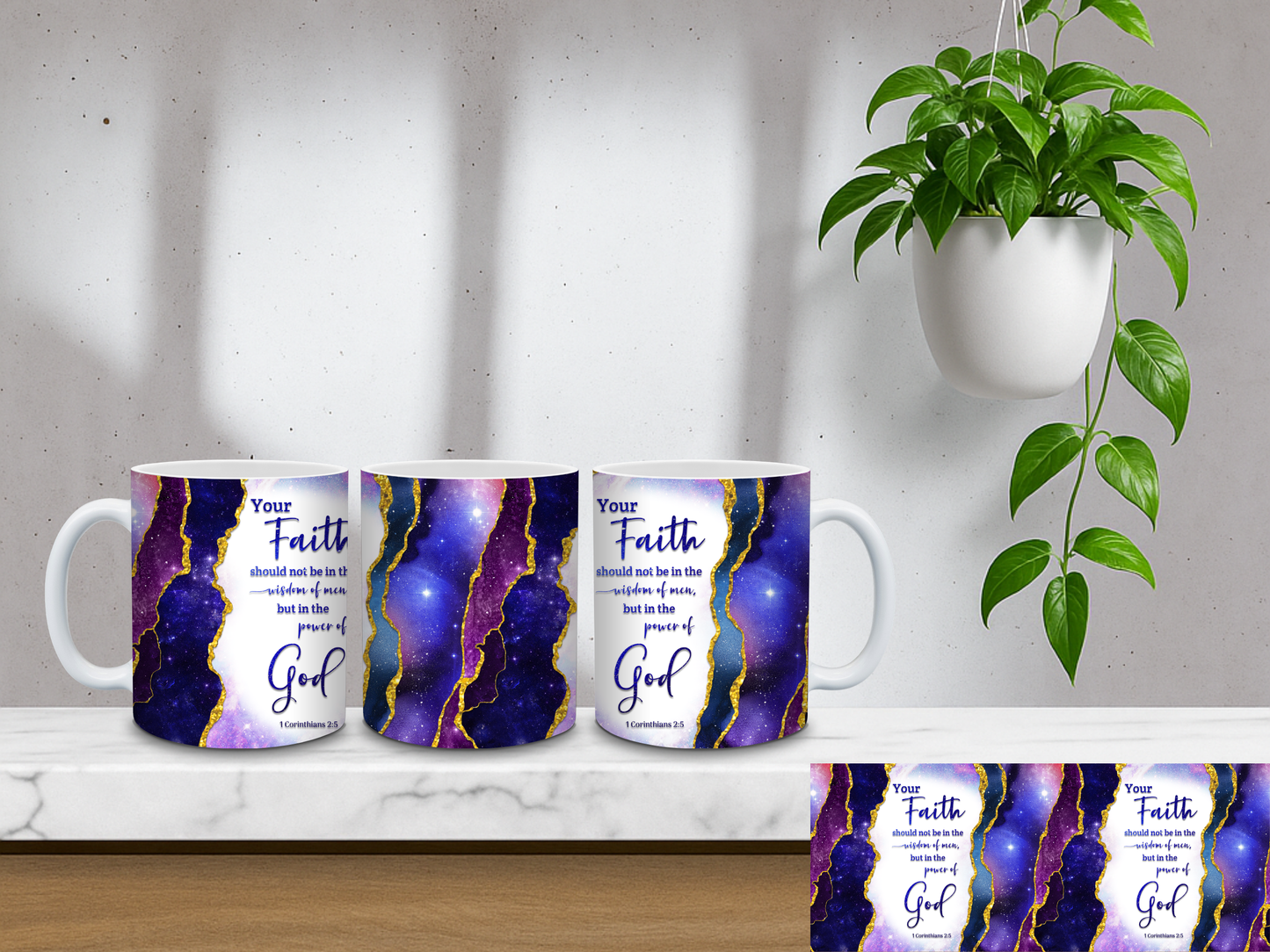 So that your faith might not rest on human wisdom, but on God's power. 1 Corinthians 2:5 - 11oz Coffee Mug