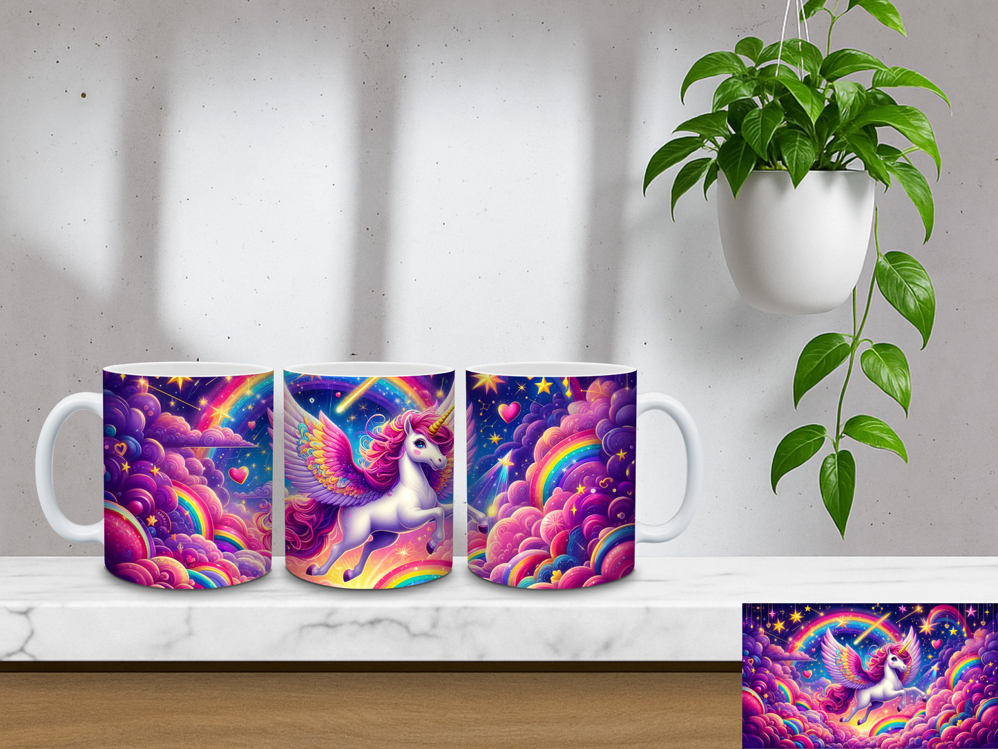Rainbow Dream Unicorn - 11oz Coffee Mug