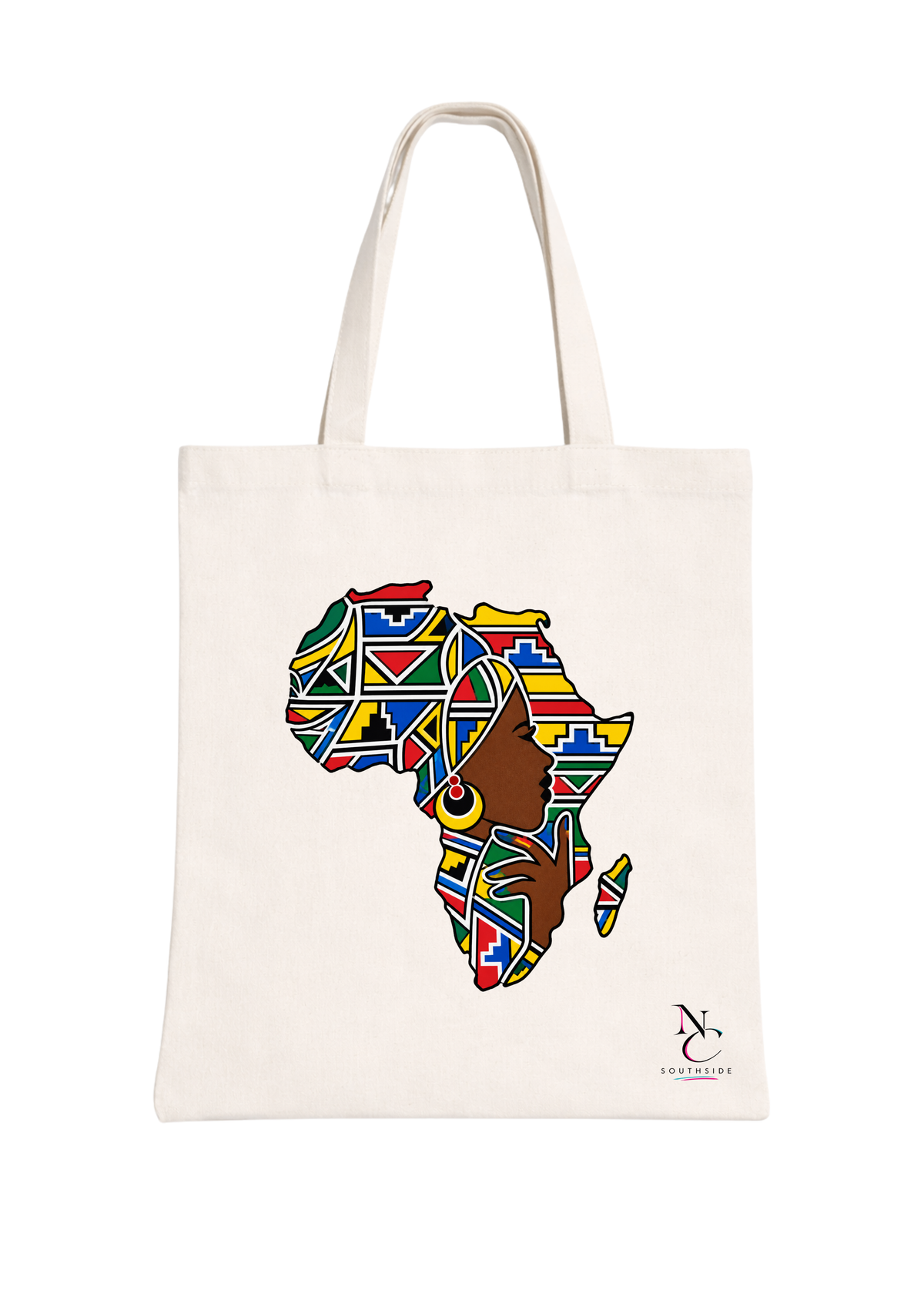 Woman in Africa 4 – Hello Africa Collection – Printed Tote Bag