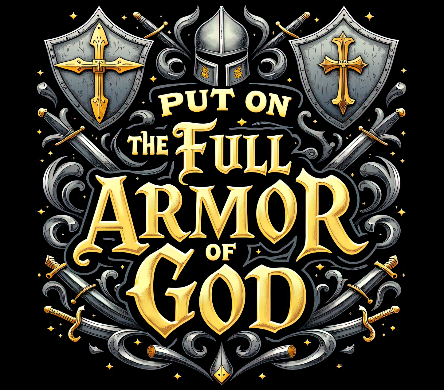 Put On the Full Armor of God – 20oz Stainless Steel Insulated Tumbler