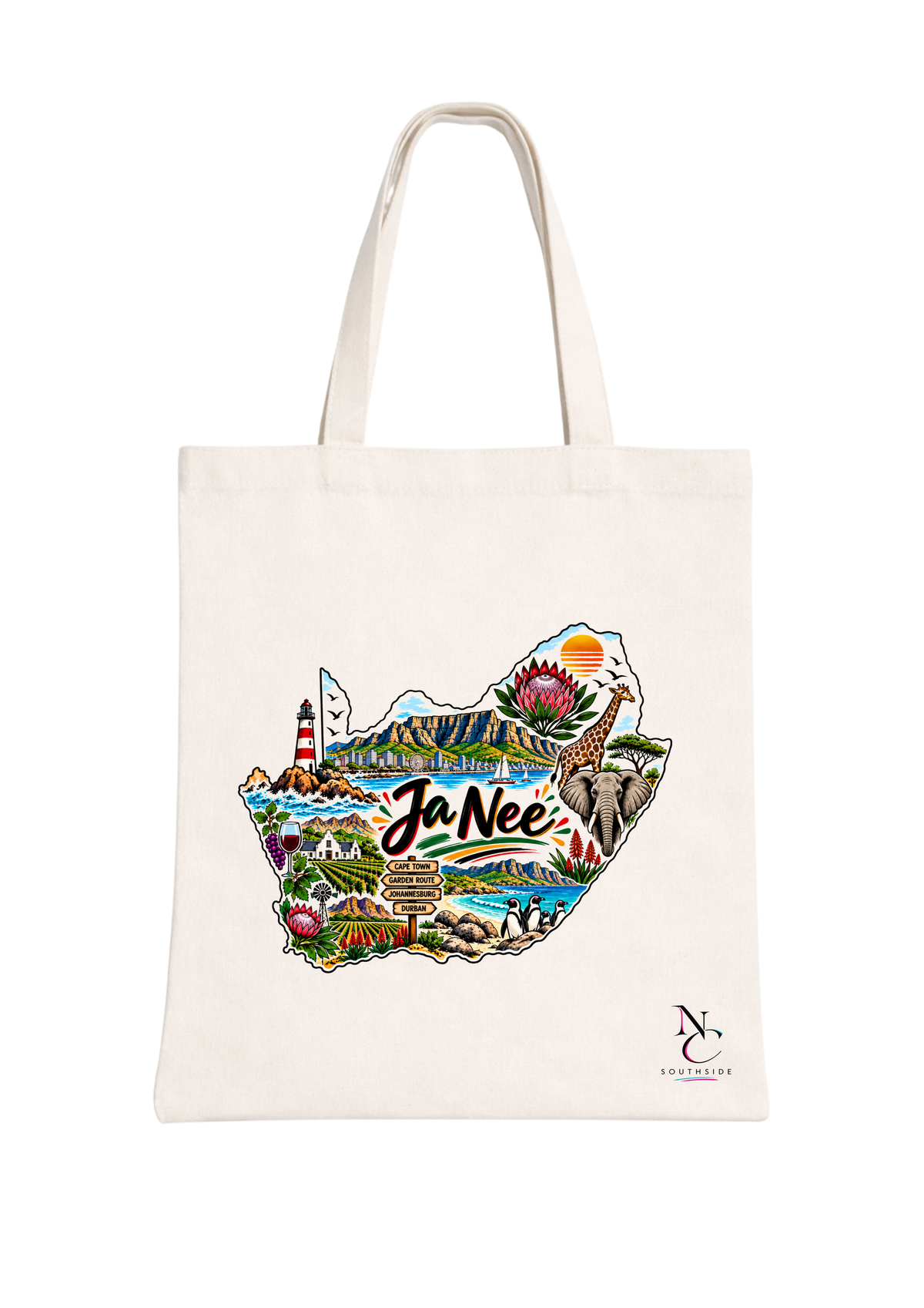 RSA Ja Nee – Hello Africa Collection – Printed Tote Bag
