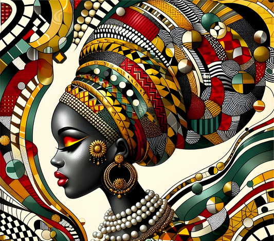 African Queen Mosaic – 20oz Stainless Steel Insulated Tumbler