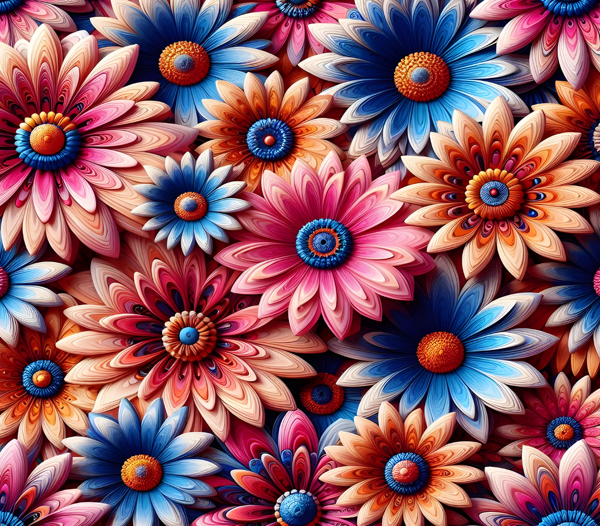 Vibrant Daisy Bloom – 20oz Stainless Steel Insulated Tumbler
