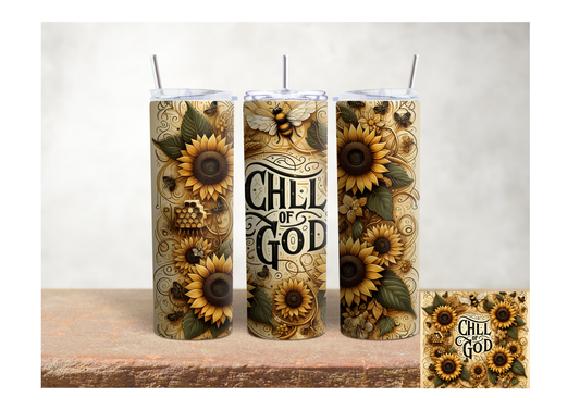 Child of God Sunflower – 20oz Stainless Steel Insulated Tumbler