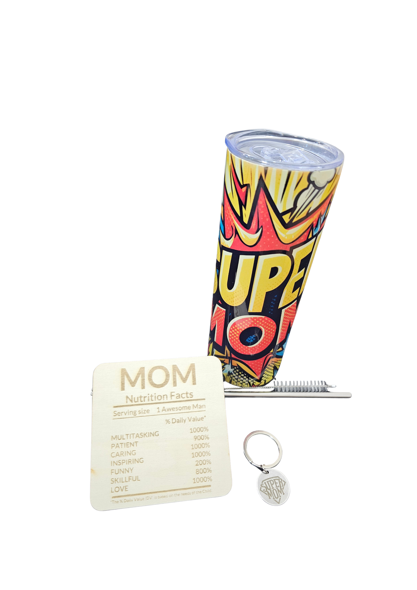 💥 Poder de Super Mãe, Copo Térmico 590ml