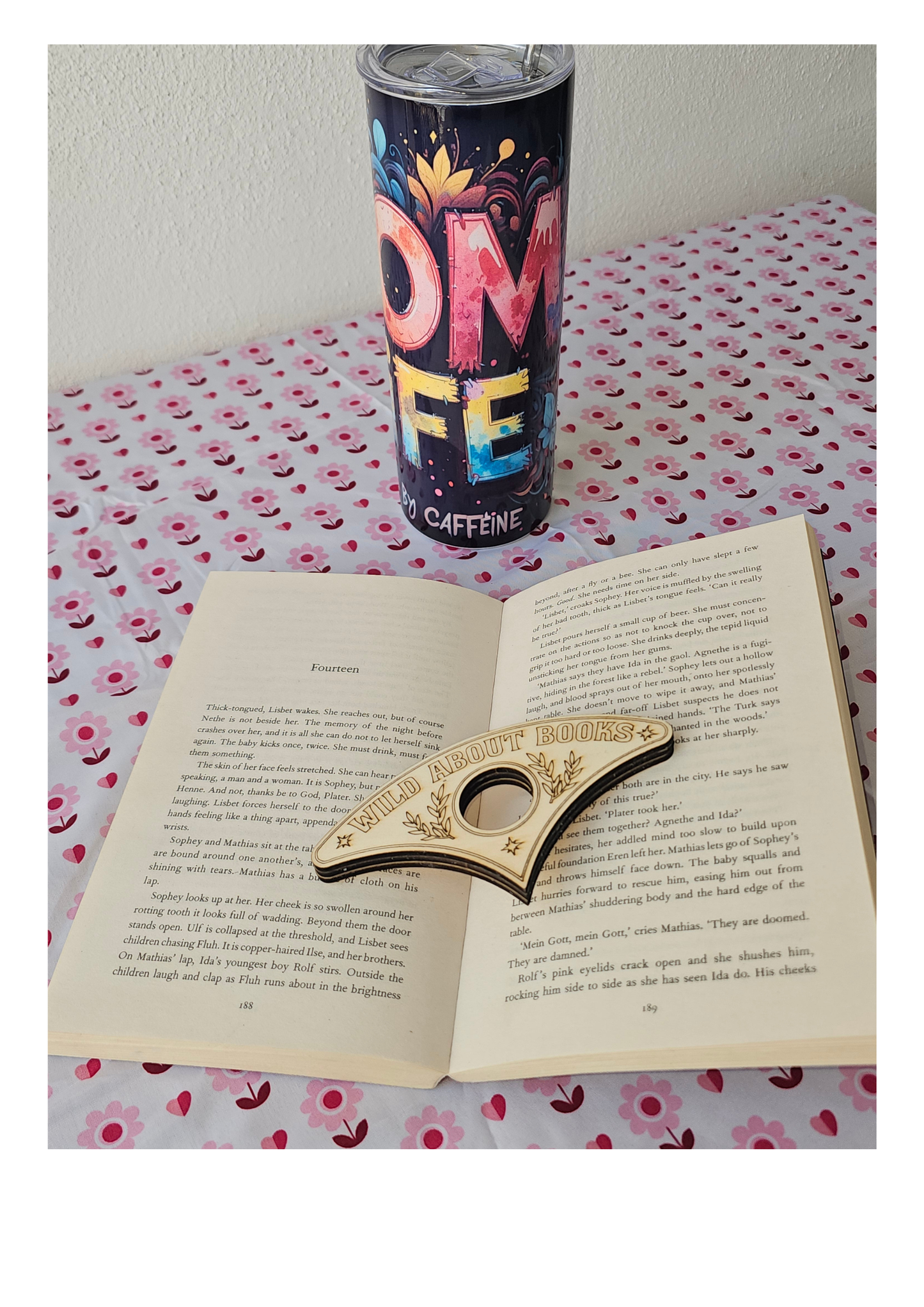 Wild About Books Book Buddy – Wooden Page Holder for Comfortable Reading