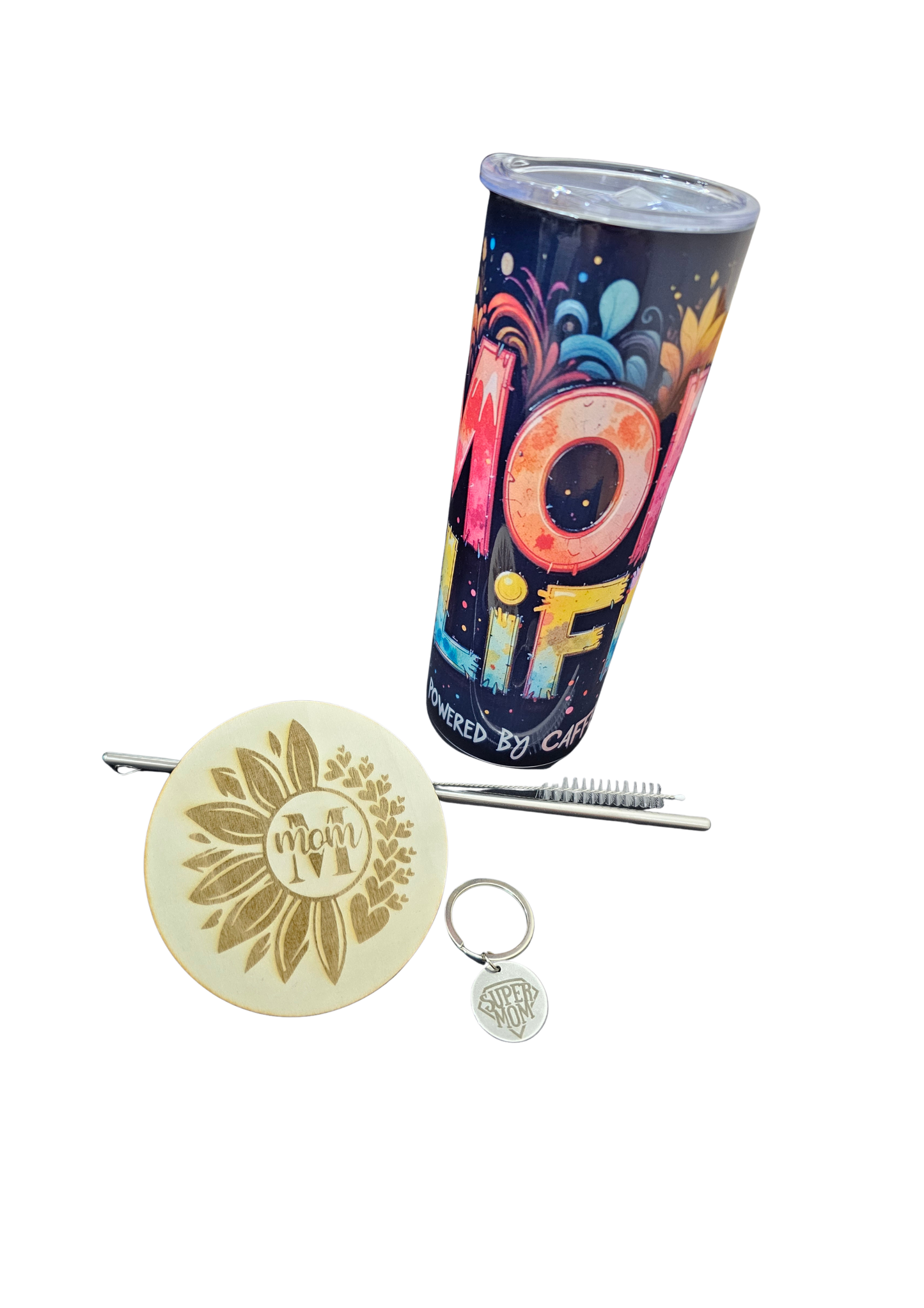 🌈 Mom Life Energy, 20oz Tumbler