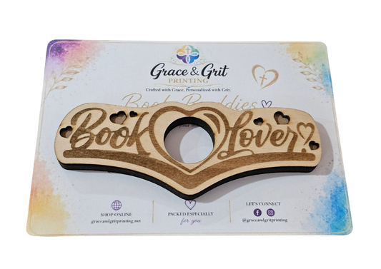 Book Lover Book Buddy – Wooden Page Holder for Comfortable Reading