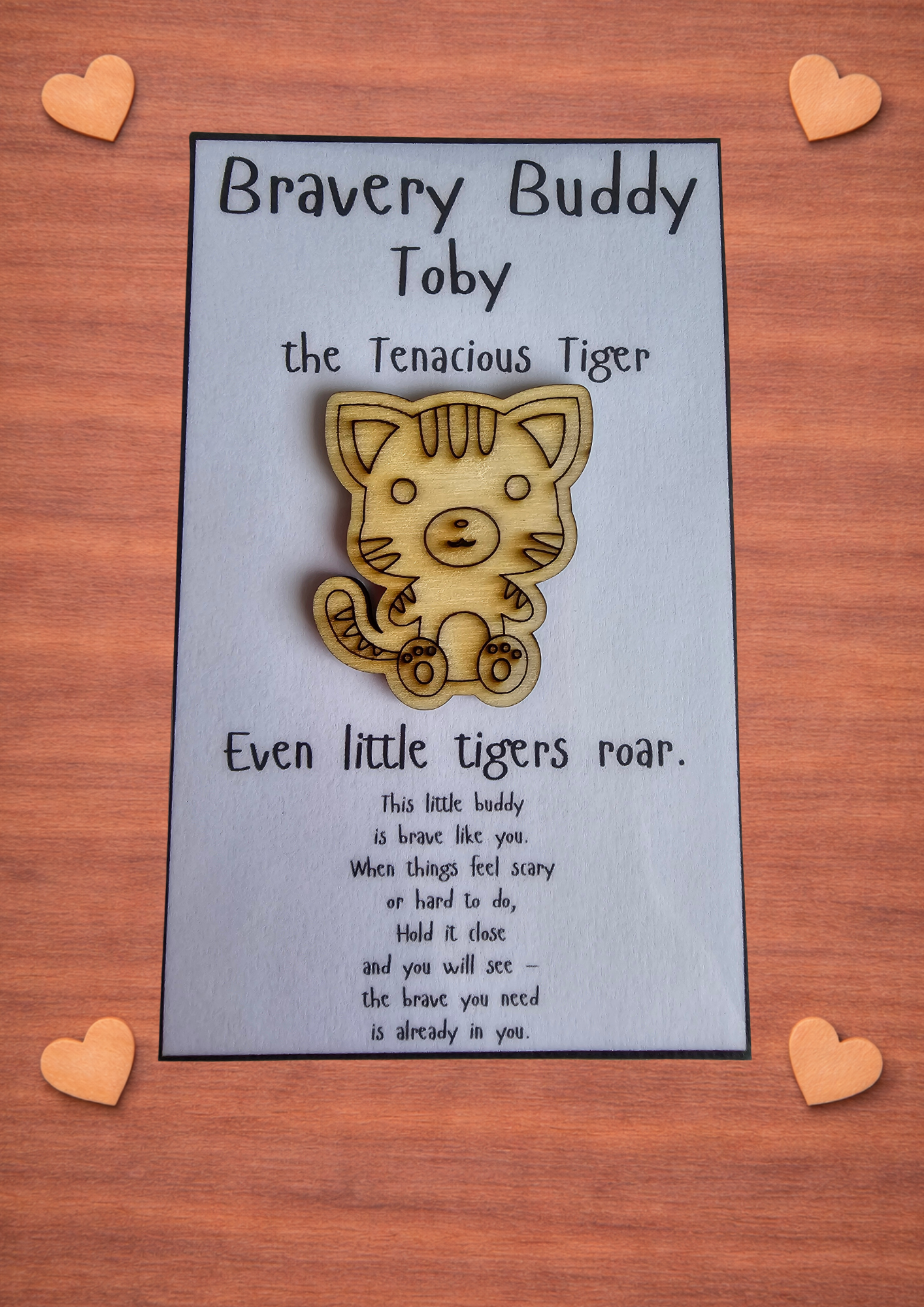 Toby the Tenacious Tiger | Even little tigers roar. - Bravery Buddy