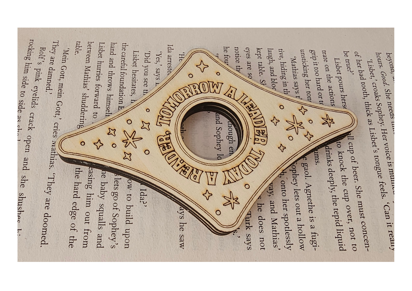 Tomorrow’s Leader Book Buddy – Wooden Page Holder for Comfortable Reading
