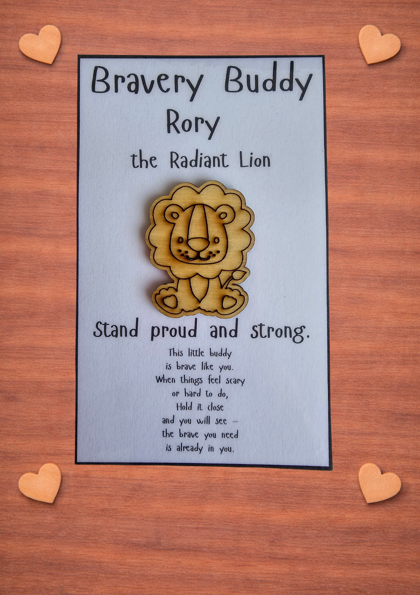 Rory the Radiant Lion | Stand proud and strong. - Bravery Buddy