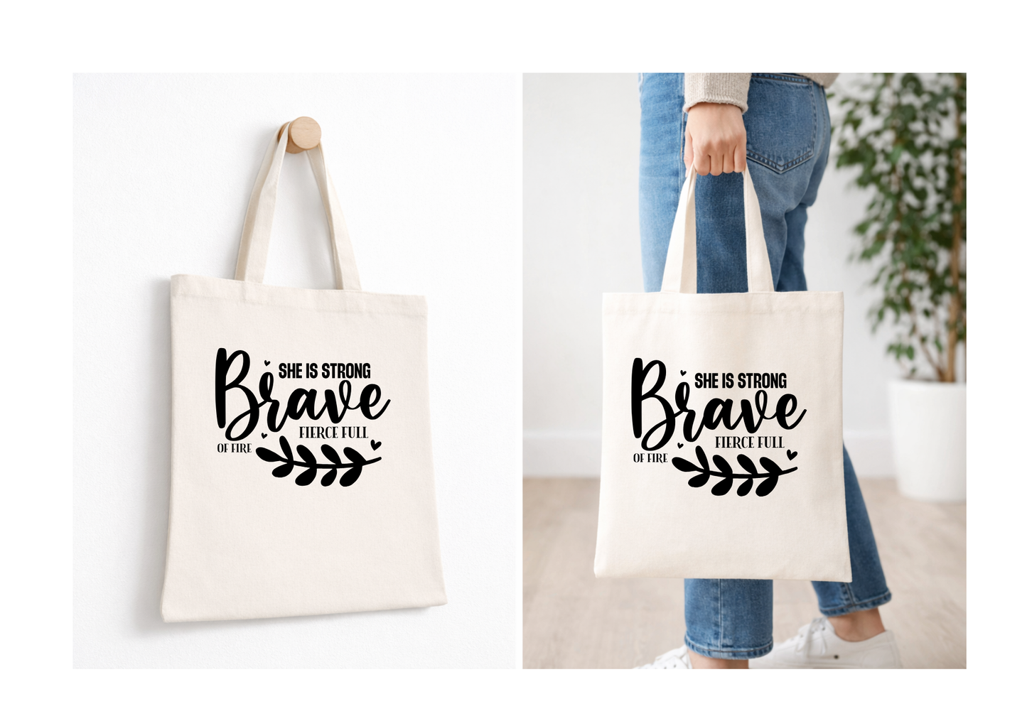 She is Strong - Canvas Tote Bag