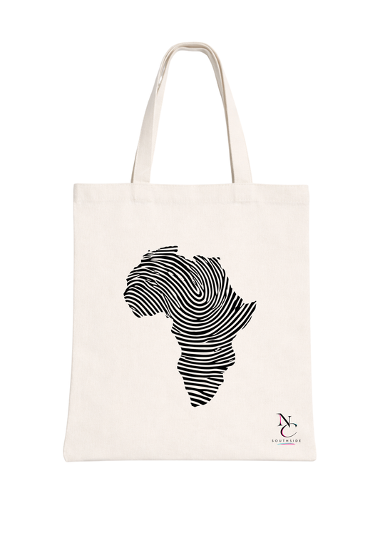 African Fingerprint – Hello Africa Collection – Printed Tote Bag