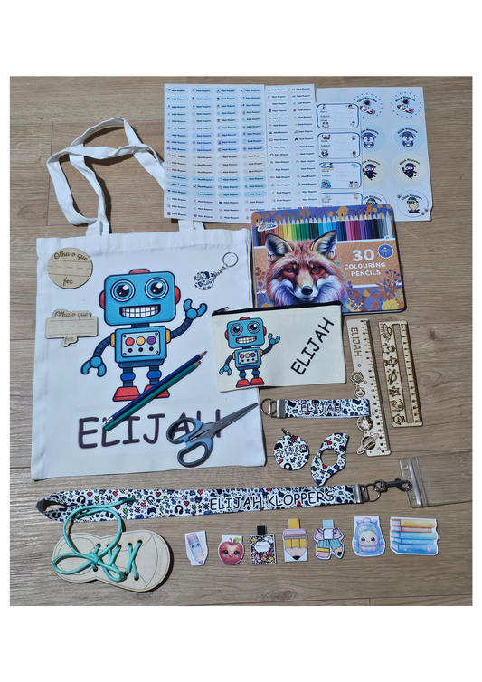 Personalised Junior Back-to-School Stationery Kit
