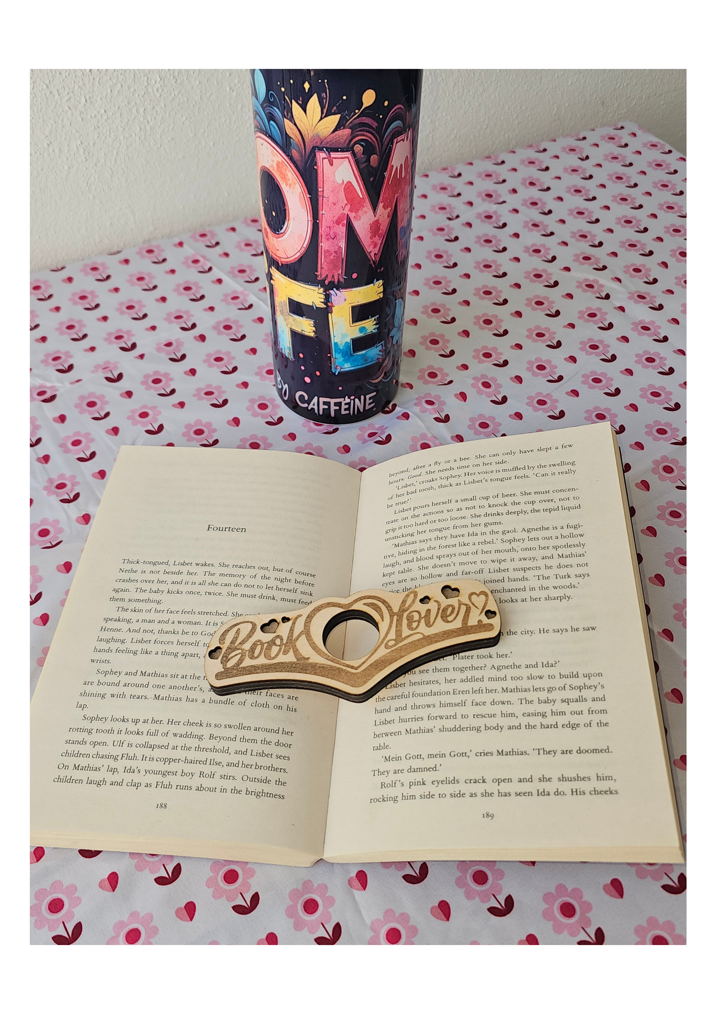 Book Lover Book Buddy – Wooden Page Holder for Comfortable Reading