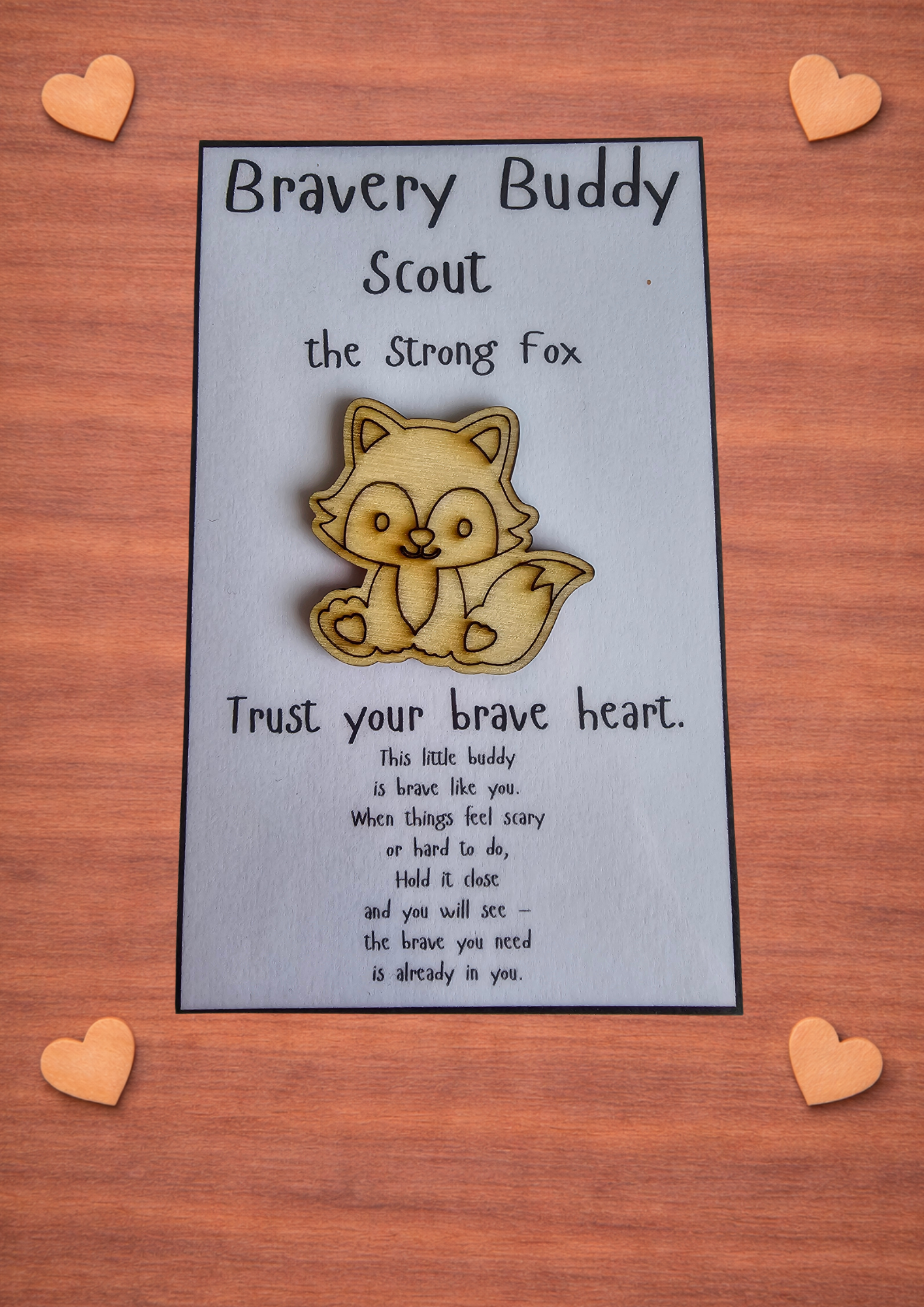 Scout the Strong Fox | Trust your brave heart. - Bravery Buddy