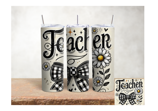 Teacher Daisy – 20oz Stainless Steel Insulated Tumbler