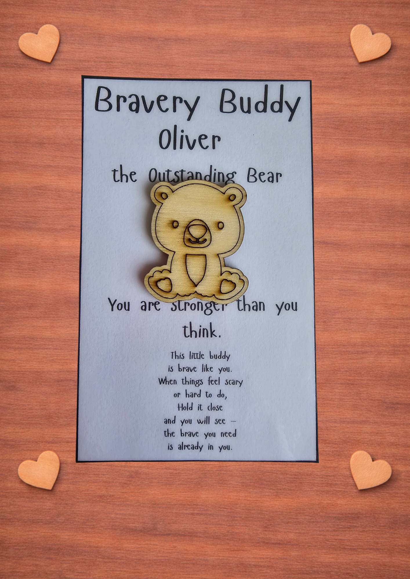 Oliver the Outstanding Bear | You are stronger than you think. - Bravery Buddy