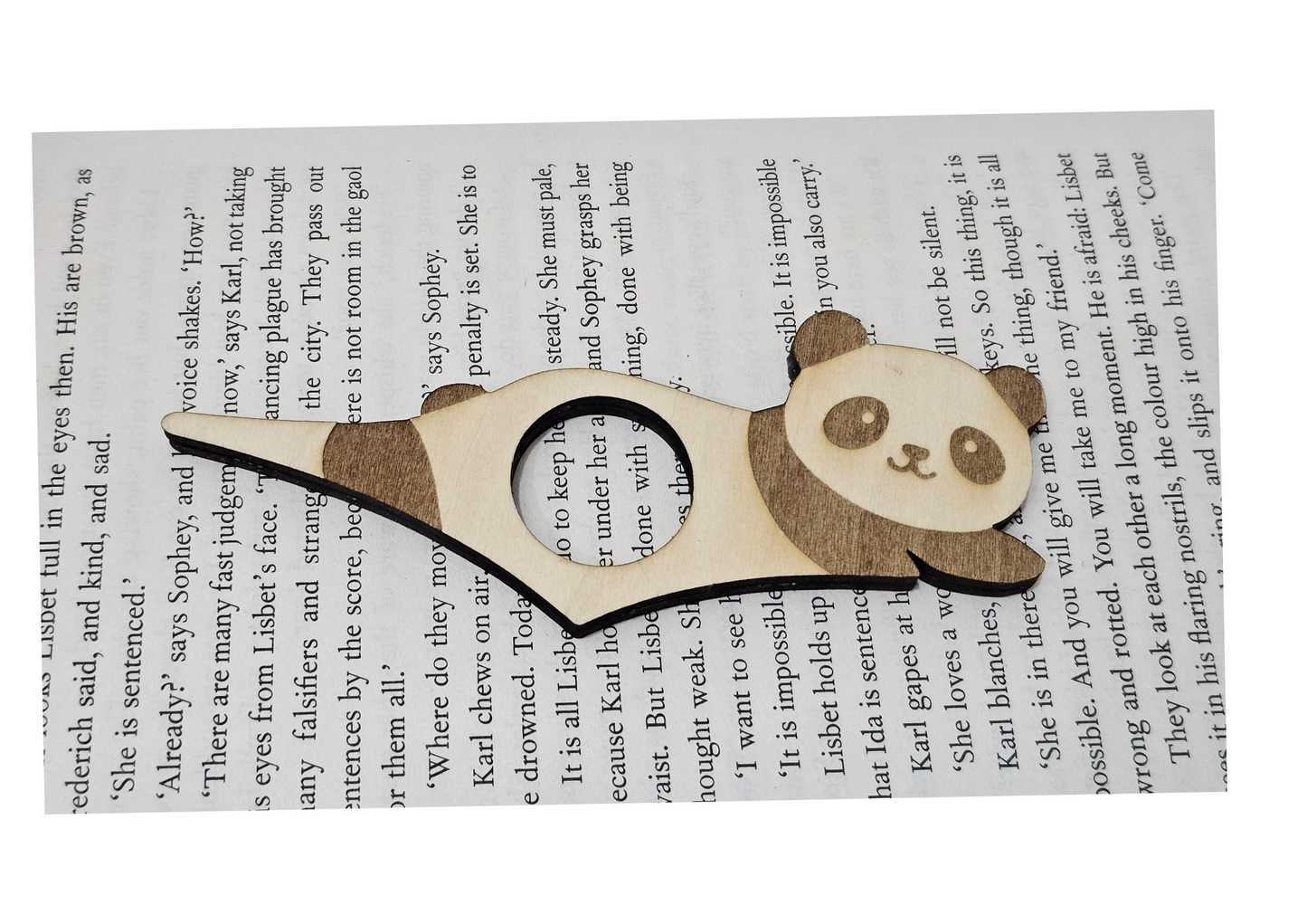 Penny the Panda – Wooden Page Holder for Comfortable Reading