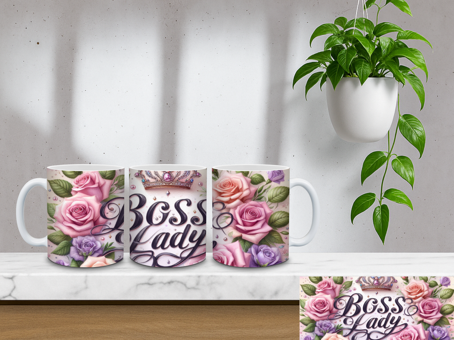 Boss Lady Crowned Queen - 11oz Coffee Mug