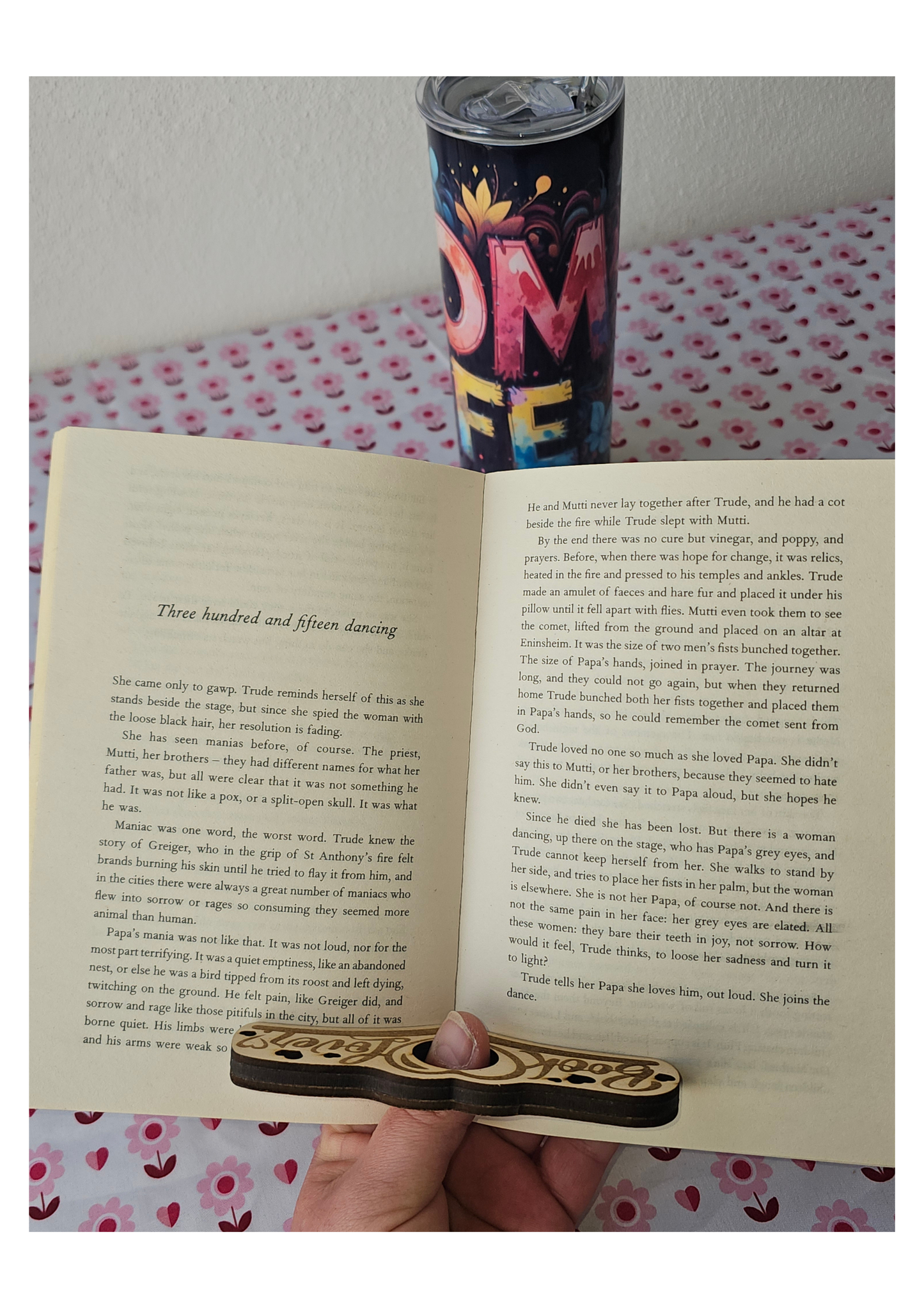 Book Lover Book Buddy – Wooden Page Holder for Comfortable Reading