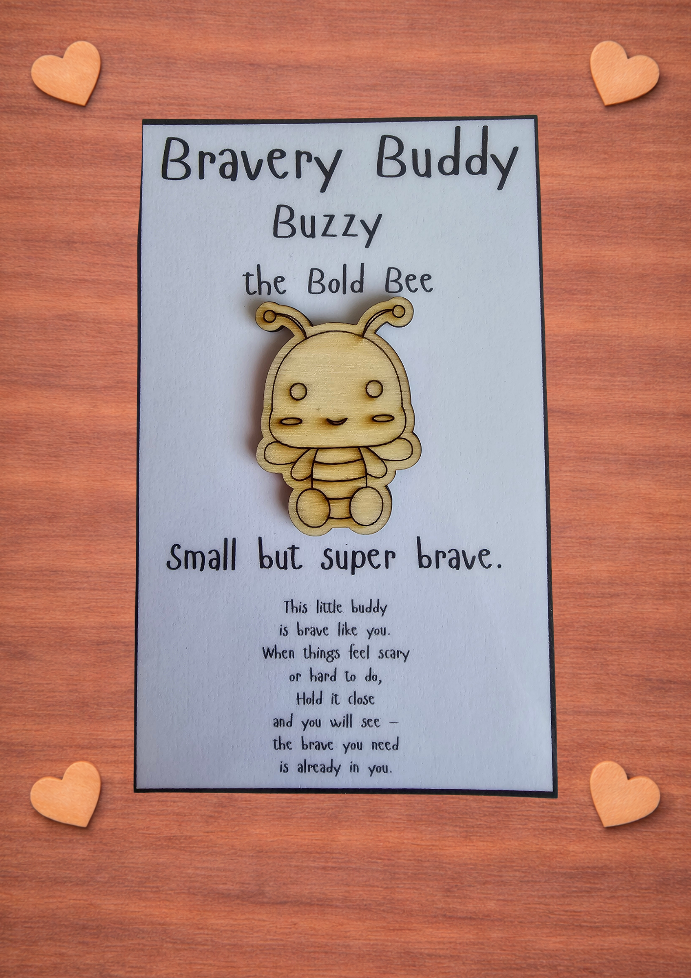Buzzy the Bold Bee | Small but super brave. - Bravery Buddy