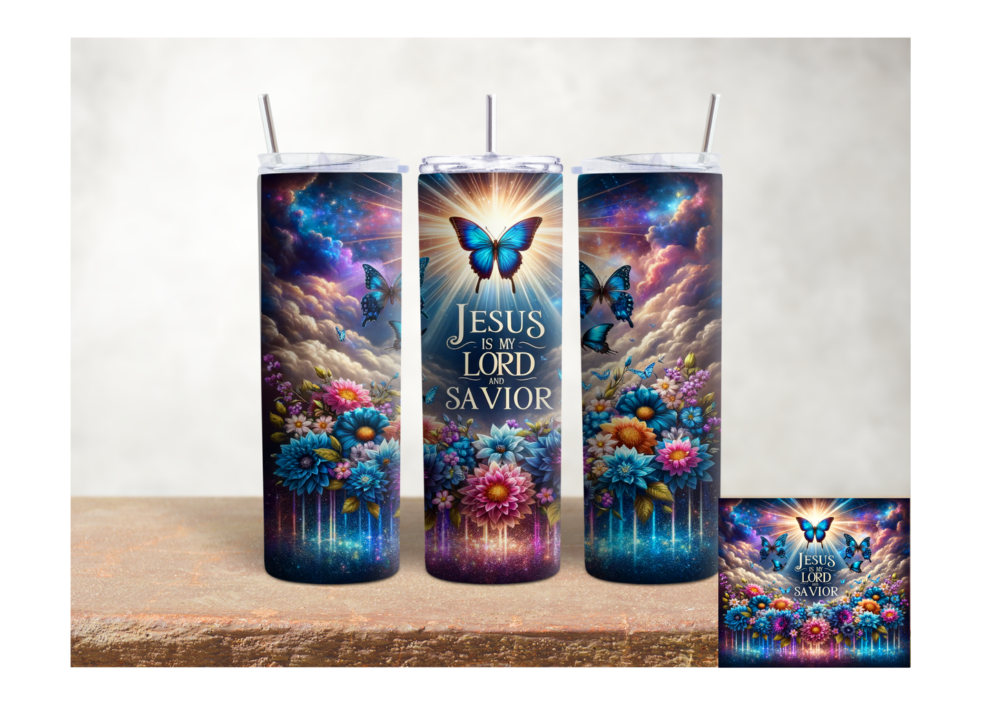 Jesus Is My Lord and Savior  – 20oz Stainless Steel Insulated Tumbler