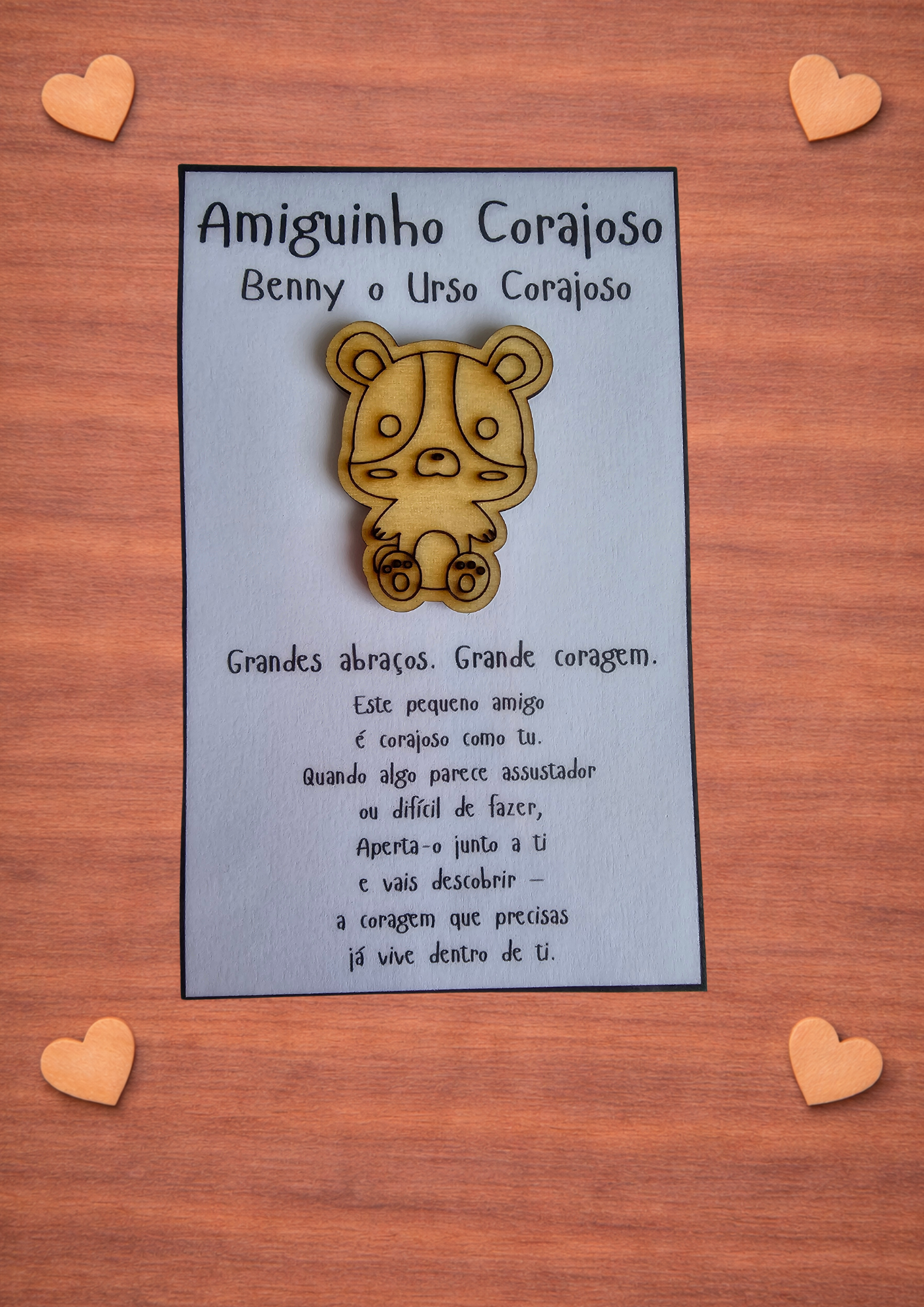 Benny the Brave Bear | Big hugs. Big courage. - Bravery Buddy