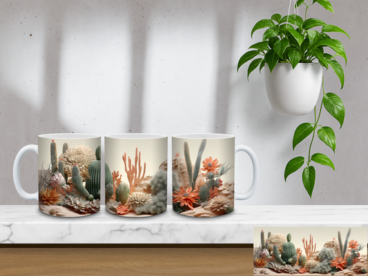 Desert Serenity Bloom - 11oz Coffee Mug
