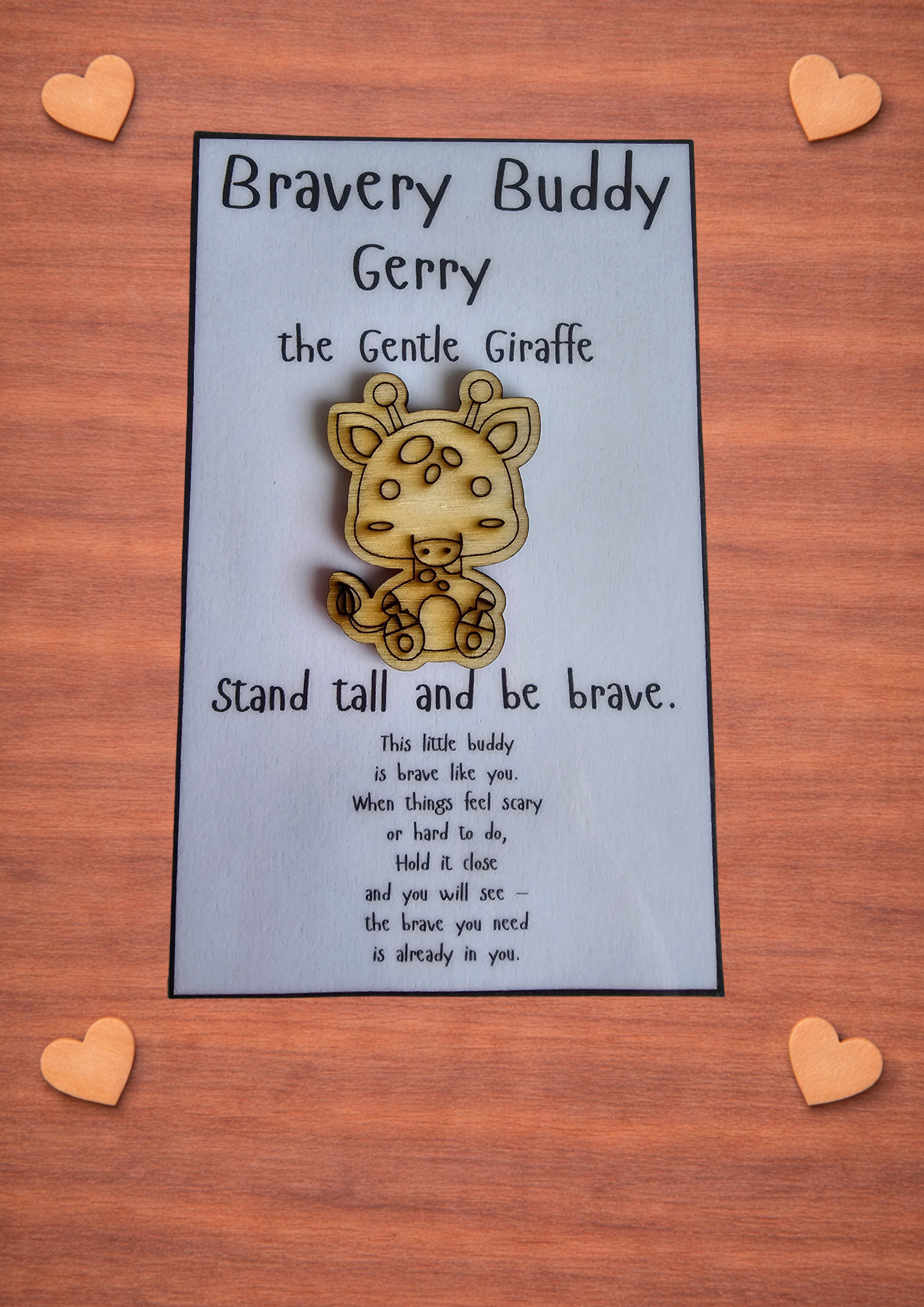 Gerry the Gentle Giraffe | Stand tall and be brave. - Bravery Buddy