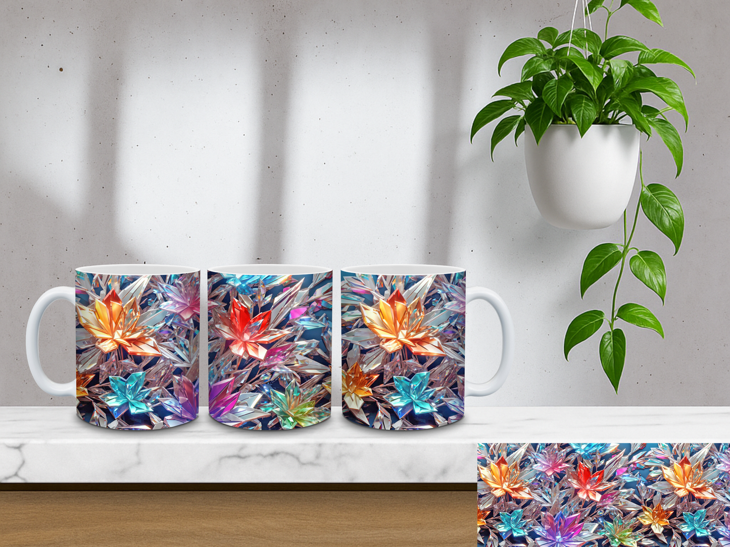 Crystal Bloom - 11oz Coffee Mug