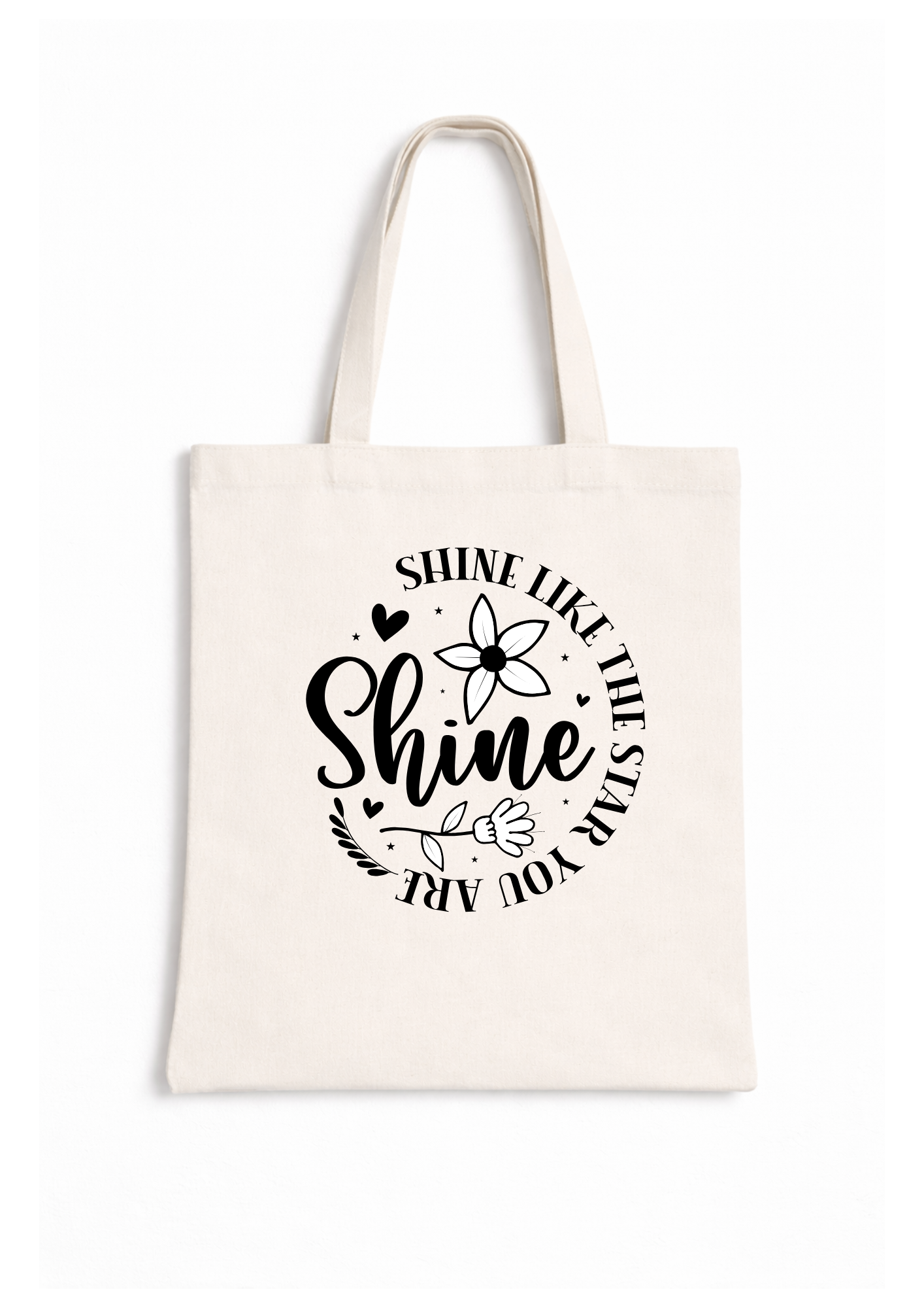 Shine Like The Star You Are - Canvas Tote Bag