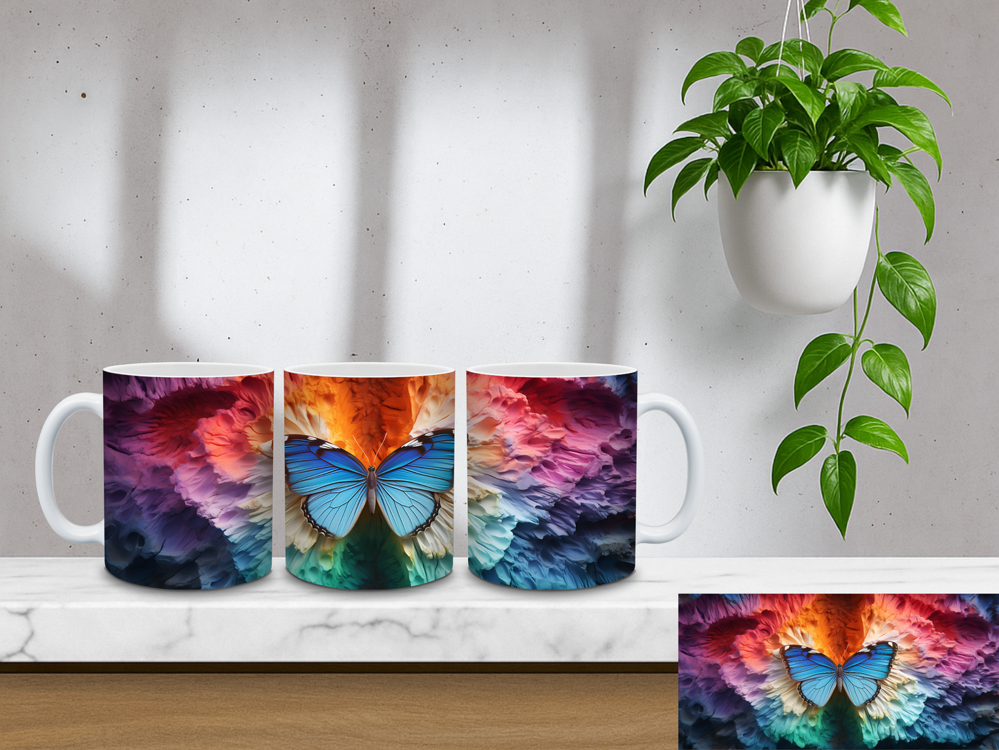 Dreamflow Paint Butterfly - 11oz Coffee Mug