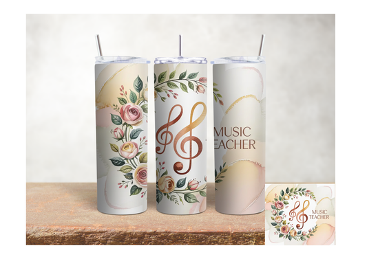 Music Teacher – 20oz Stainless Steel Insulated Tumbler