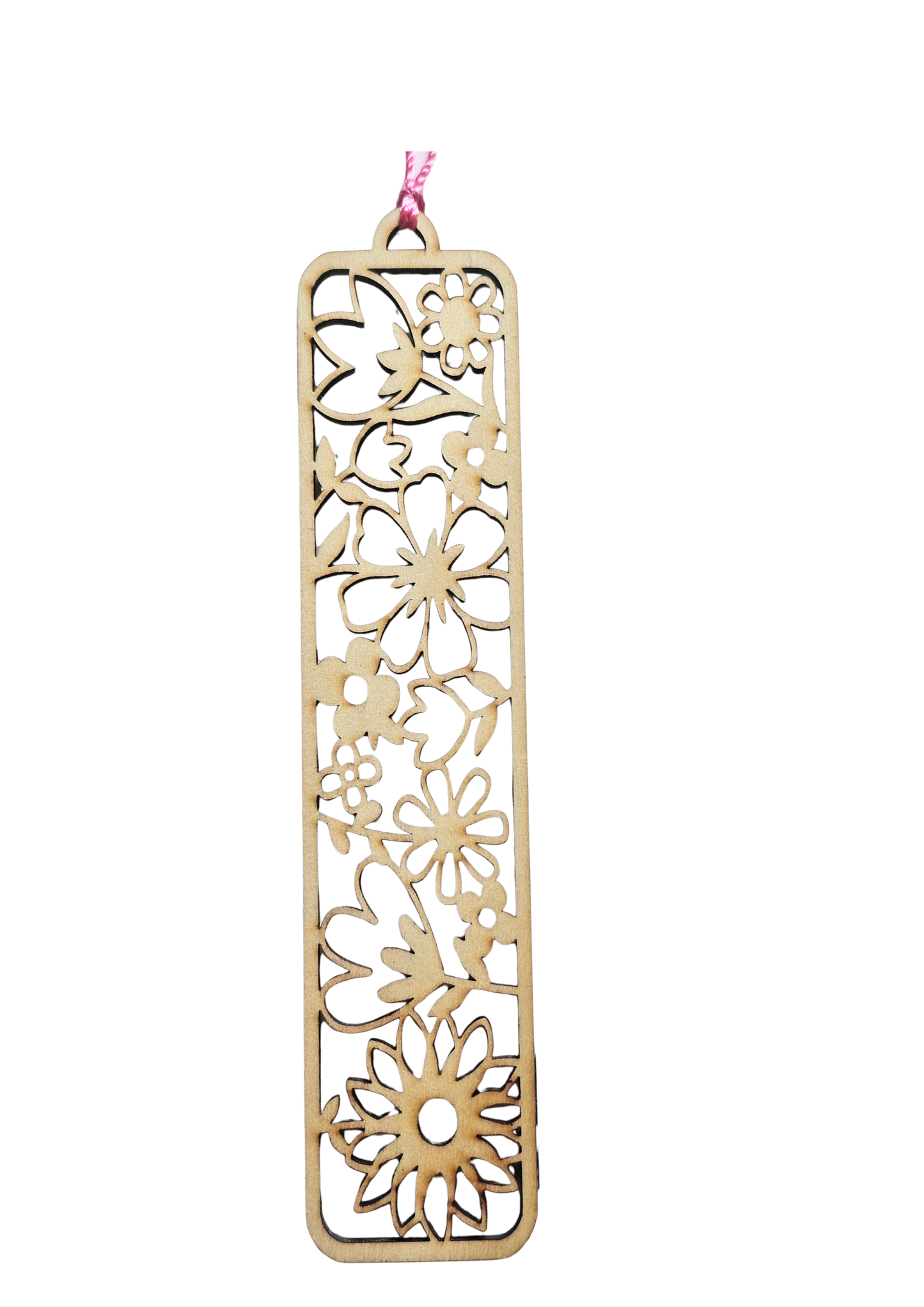 Wildflower Bloom - Lace Wooden Bookmark