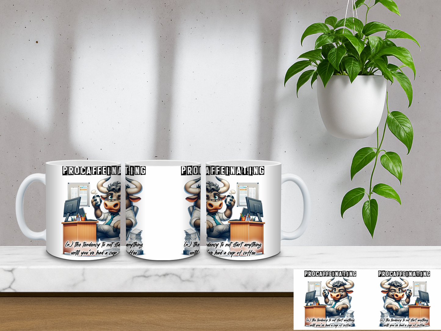 Procaffeinating - 11oz Coffee Mug