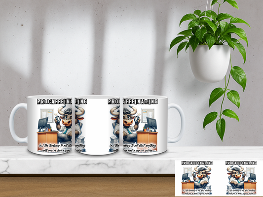 Procaffeinating - 11oz Coffee Mug