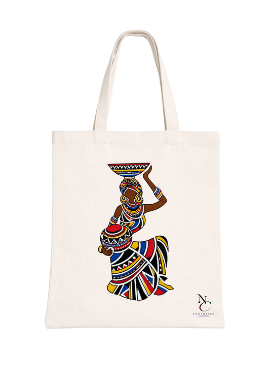 African Lady – Hello Africa Collection – Printed Tote Bag