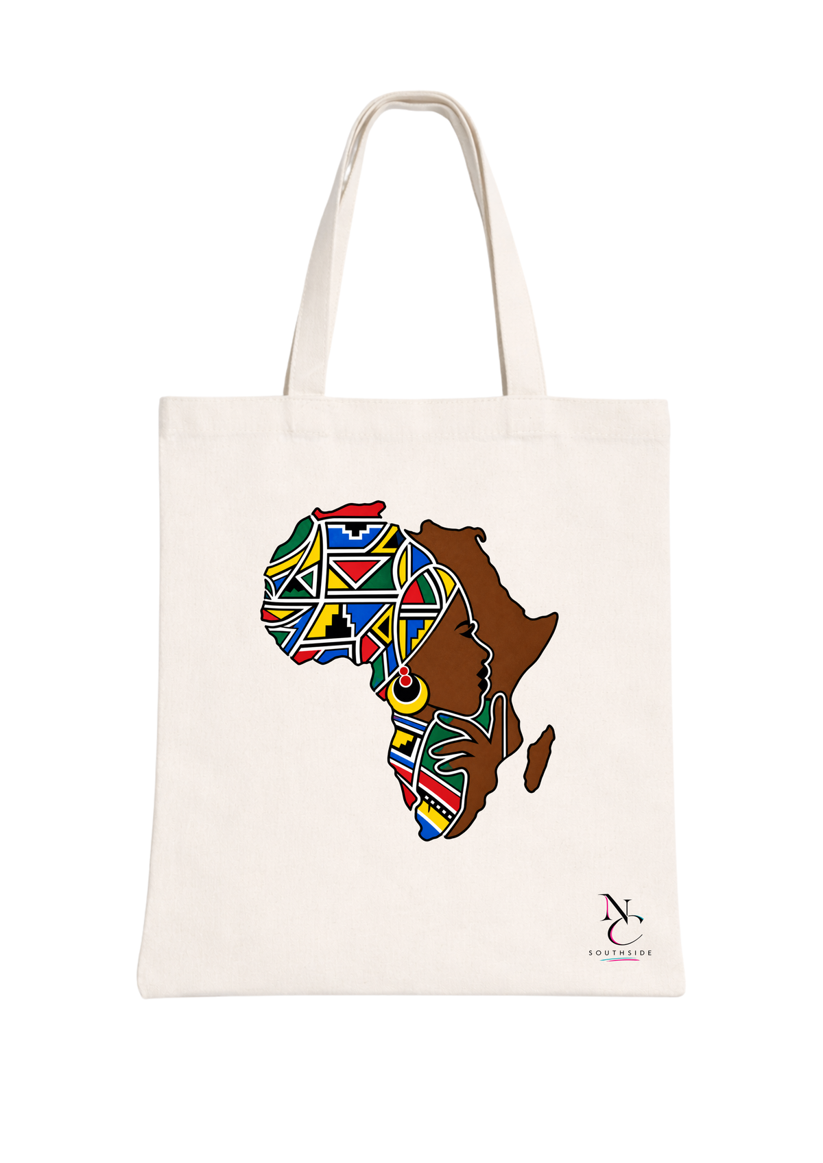 Woman in Africa 3 – Hello Africa Collection – Printed Tote Bag