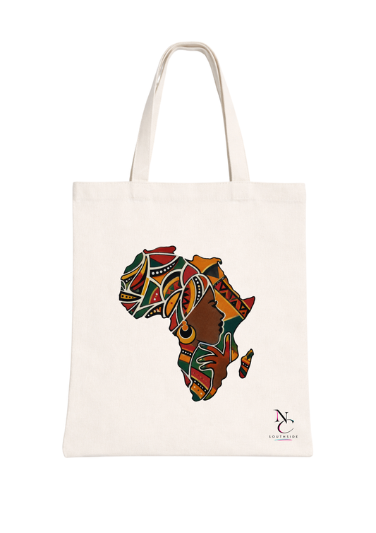 Woman in Africa 2 – Hello Africa Collection – Printed Tote Bag