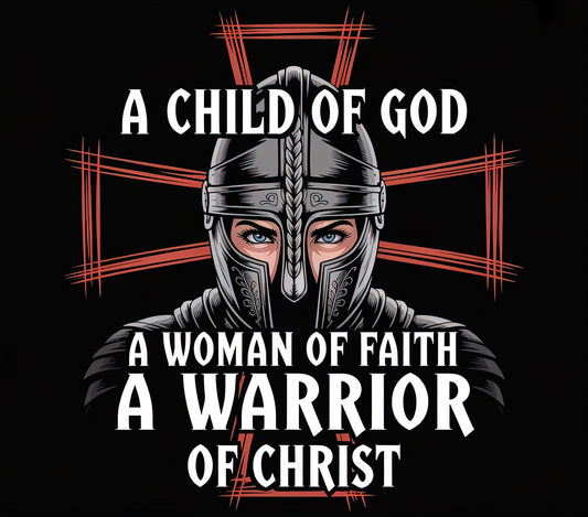 A Child of God Warrior of Christ – 20oz Stainless Steel Insulated Tumbler