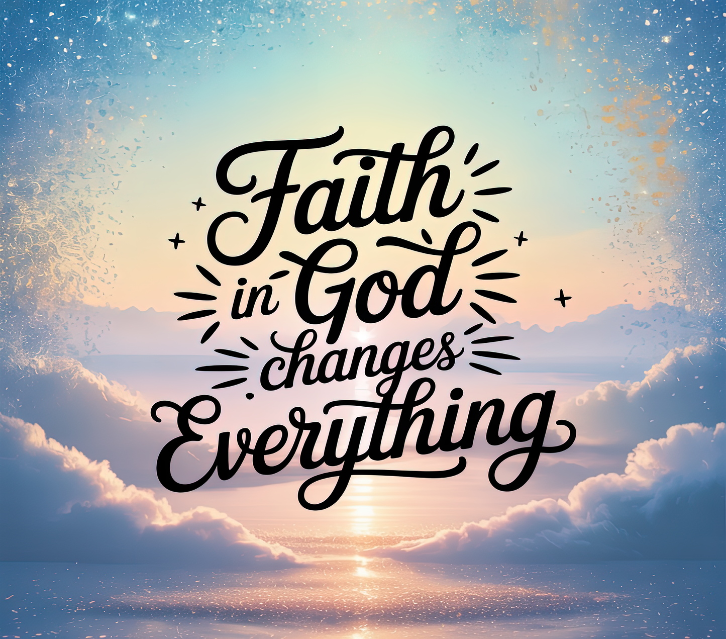 Faith in God Changes Everything – 20oz Stainless Steel Insulated Tumbler