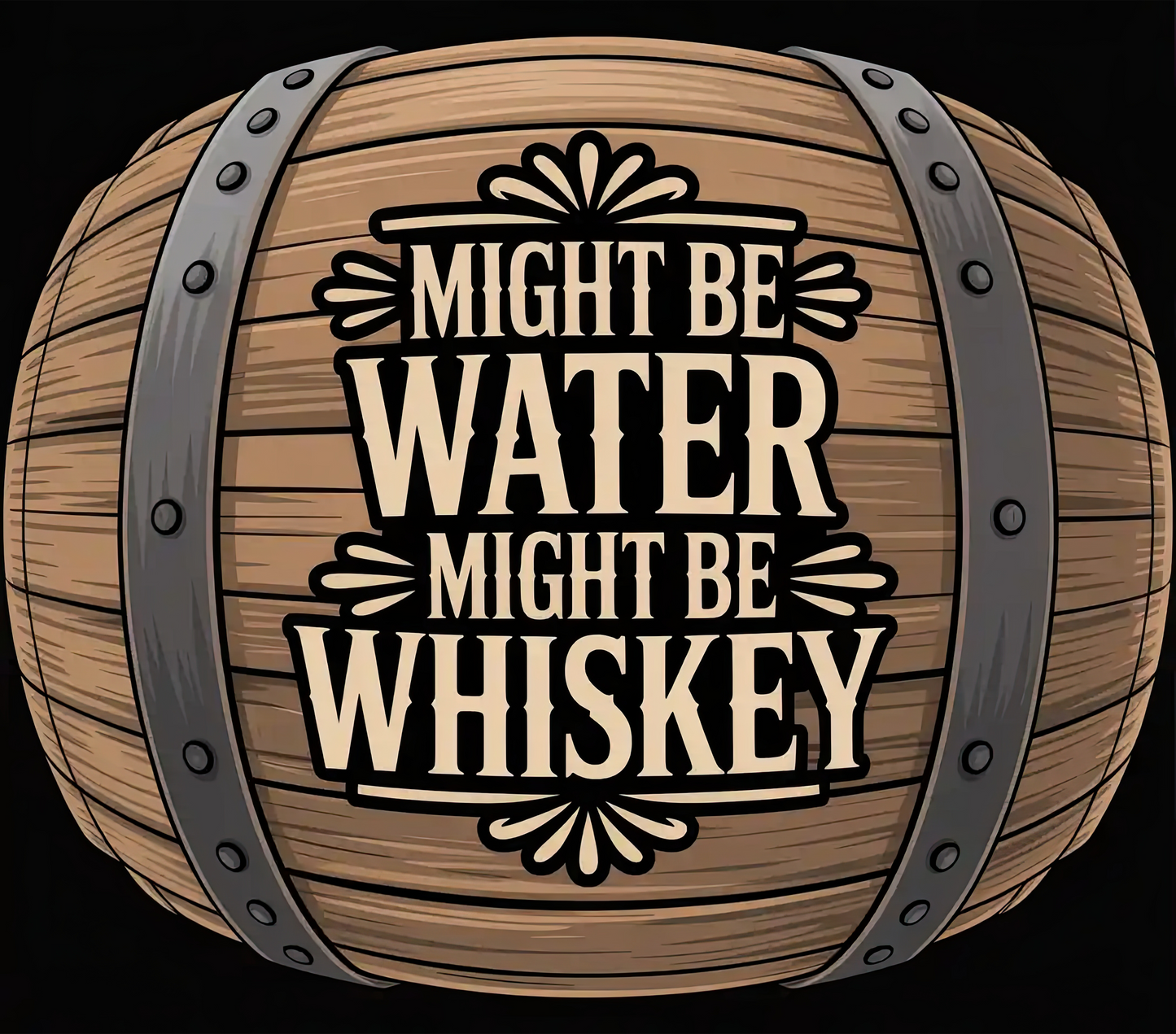Might Be Water Might Be Whiskey – 20oz Stainless Steel Insulated Tumbler