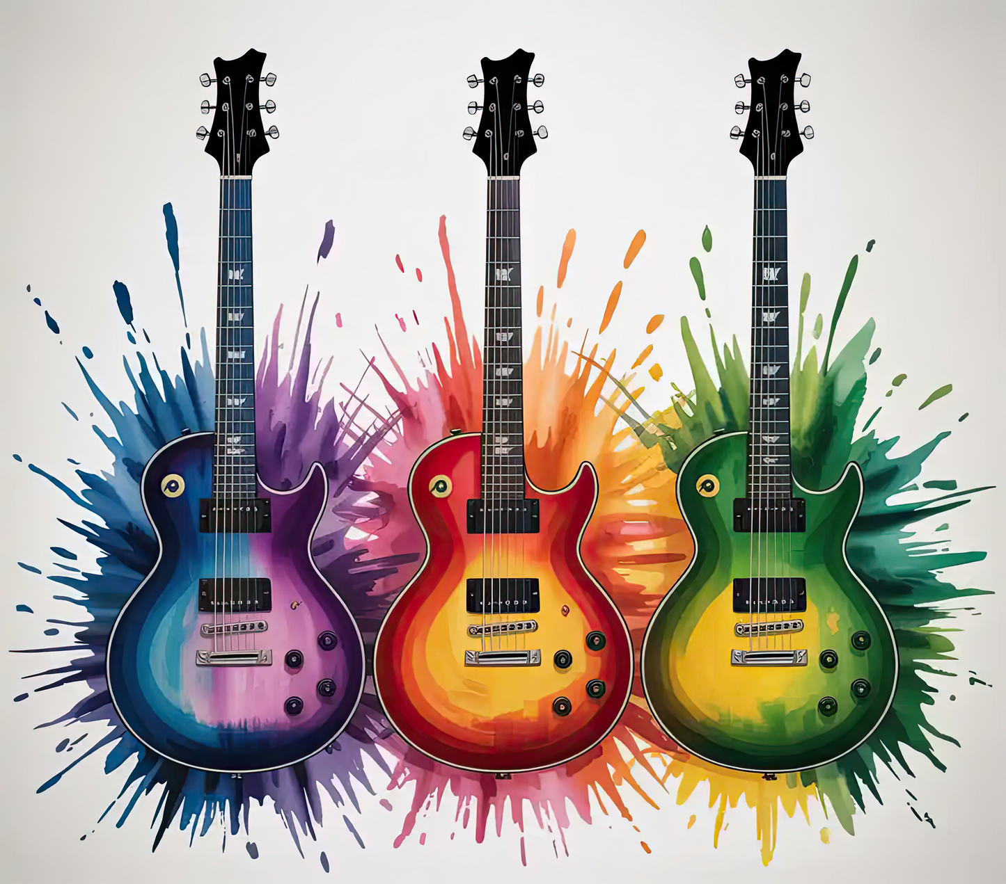 Electric Guitar Trio – 20oz Stainless Steel Insulated Tumbler