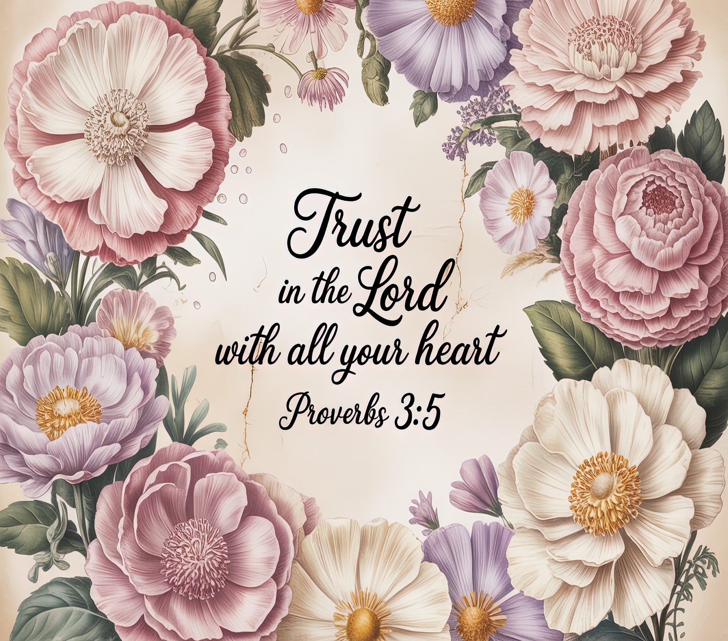 Trust in the Lord Proverbs 3:5 – 20oz Stainless Steel Insulated Tumbler