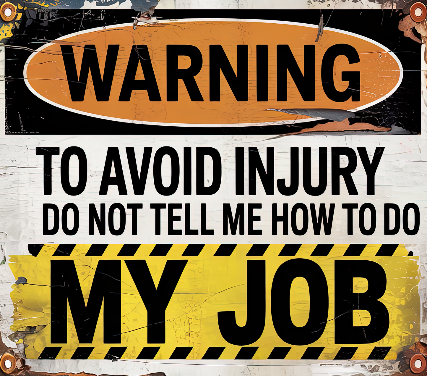 Warning Avoid Injury – 20oz Stainless Steel Insulated Tumbler