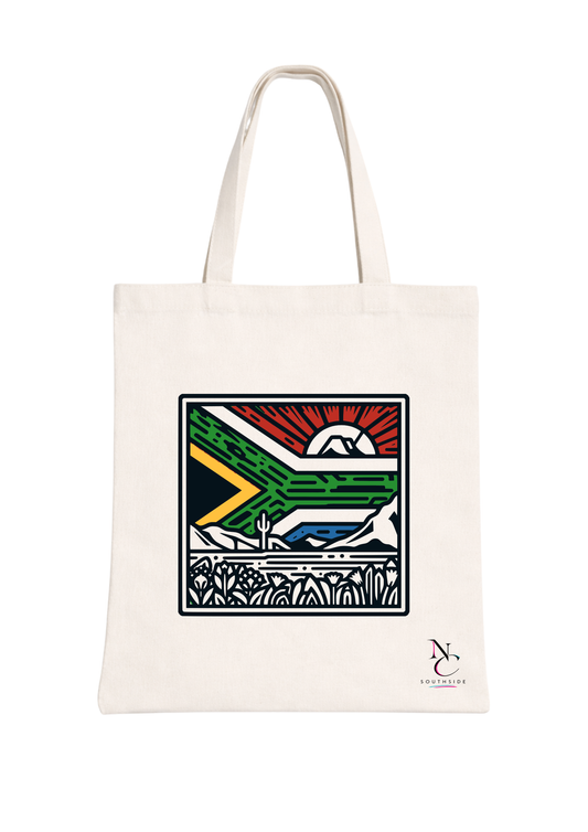 RSA Flag 1  – Hello Africa Collection – Printed Tote Bag